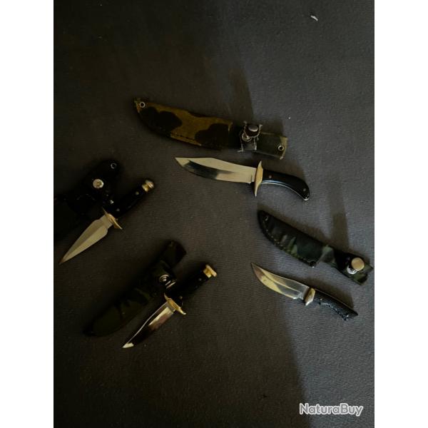 Vend petite collection de mini couteau de guerre