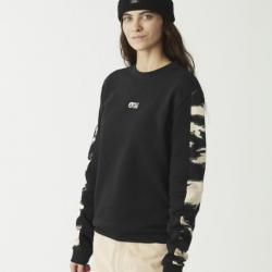 Sweat en Coton Picture "BLAYR PRINTED CREW" M Noir
