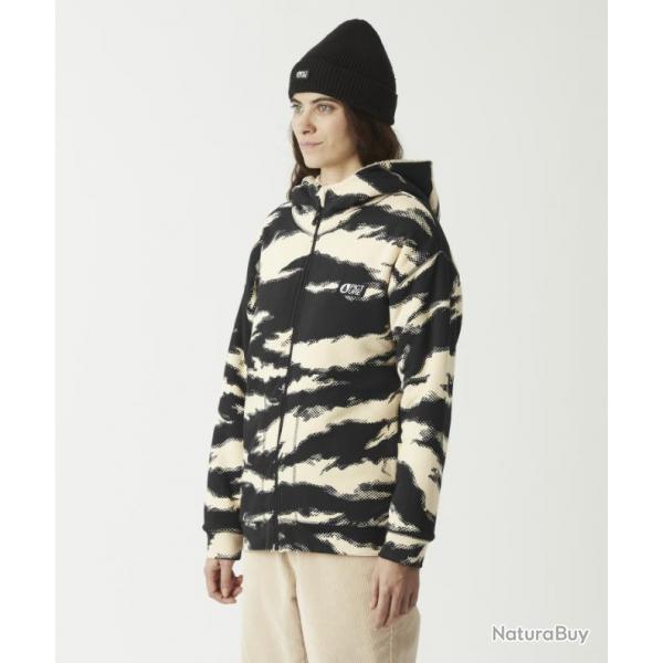 Veste Zippe  Capuche Picture "BASEMENT PLUSH Z HOODIE W" S Noir