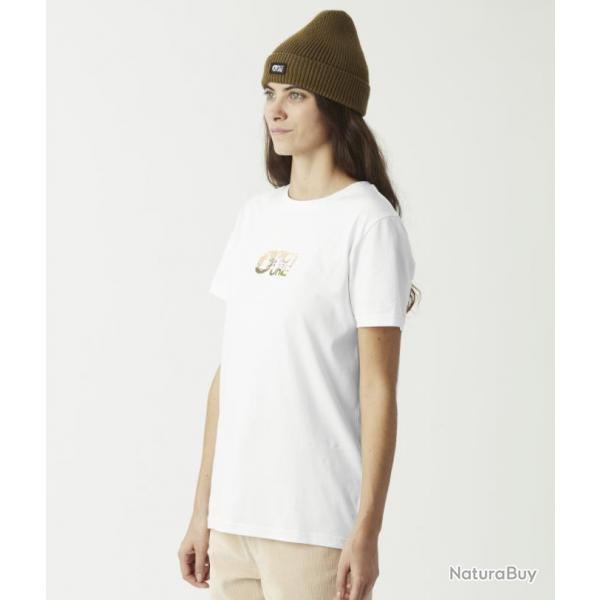 Tee Shirt en Coton Picture "BASEMENT TEE W" L Blanc