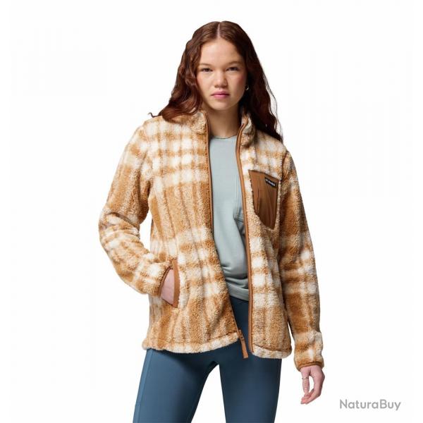 Veste Polaire Columbia "WEST BEND PRINT FULL ZIP II" XL Camel