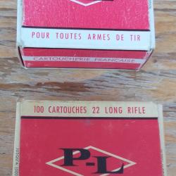 2 boîtes de 100 cartouches 22LR , CARTOUCHERIE FRANCAISE