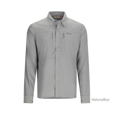 Chemise Simms Guide Series à Carreaux - Pêche - Taille 2XL - Manches Longues Doublée