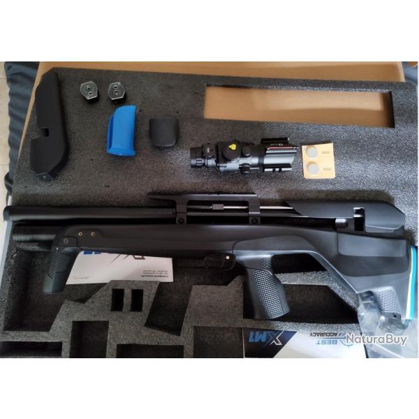 STOEGER XM1 BULLPUP + COMPRESSEUR TUXIN + LUNETTE CVLIFE + 3 BOITES DE DIABOLO STRATON