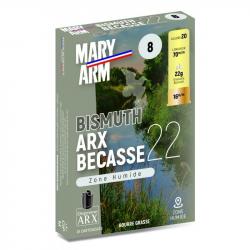 Cartouches MARY ARM Bismuth becasse ARX 22 - Cal: 20/70 - 22gr - N°8 - BG DISPERSEUR - X 10