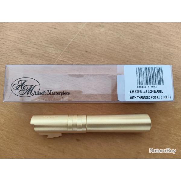 Outerbarrel 4.3 gold Airsoft Masterpiece