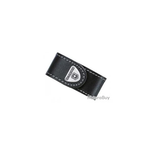 tui cuir noir VICTORINOX pour Minichamp et modles avec cl USB.