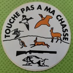 Autocollant chasse , défense de la chasse