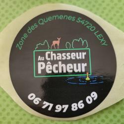 Autocollant chasse , pêche,  armurerie , armurier