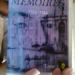 Casanova mémoires 1725-1744 - Tome 1 - Le livre de poche -