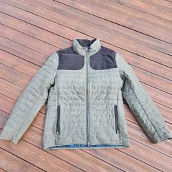 Veste matelassé vert aigle