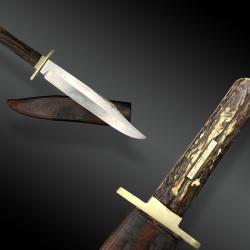 COUTEAU BOWIE AVEC FOURREAU Etats-Unis, fin du XIXème siècle
