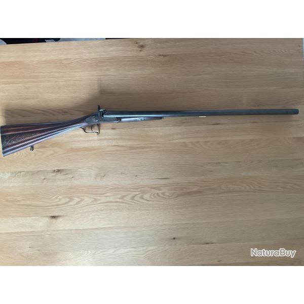 Fusil chasse  percussion cat D poudre noire