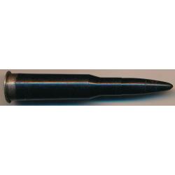 (10801) 7,62x54R MOSIN RUSSE en plastique noir et culot acier RDA (East Germany) VERSION 2
