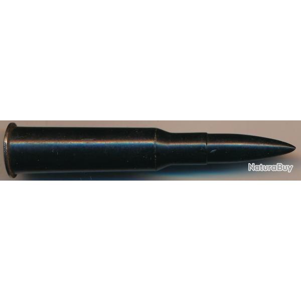 (10803) 7,62x54R MOSIN RUSSE en plastique noir et culot acier RDA (East Germany) VERSION 4