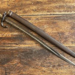 Rare Baïonnette Chassepot de Fabrication Précoce en 1867 / Manufacture Impériale Saint Etienne