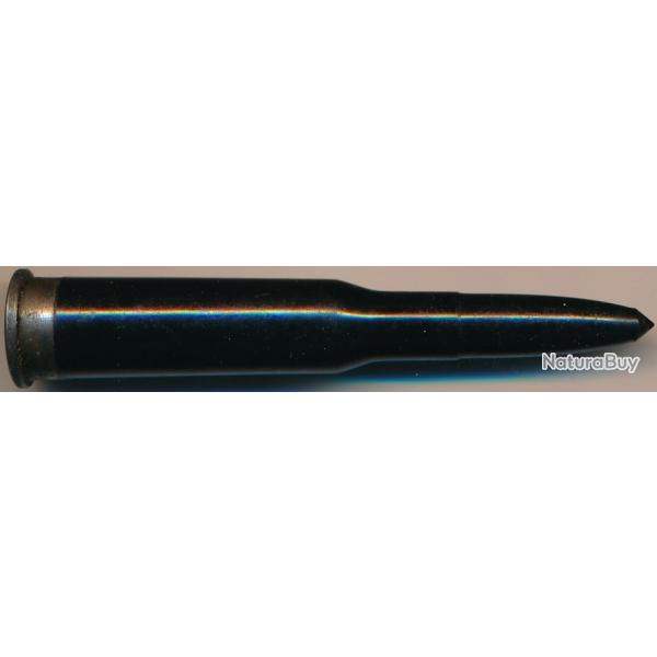 (10805) 7,62x54R MOSIN RUSSE en plastique noir et culot acier RDA (East Germany) VERSION 6