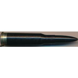 (10808) 7,62x54R MOSIN RUSSE en plastique noir et culot acier RDA (East Germany) VERSION 9