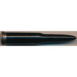 (10809) 7,62x54R MOSIN RUSSE en plastique noir et culot acier RDA (East Germany) VERSION 10