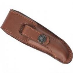 Etui Max Capdebarthes LAGUIOLE PRESTIGE cuir pérou port horizontal/vertical pour Laguiole