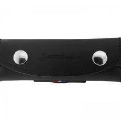 Etui Max Capdebarthes SAUVETERRE cuir noir, port horizontal pour couteaux Sauveterre+Régionaux
