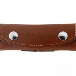 Etui Max Capdebarthes SAUVETERRE cuir pérou port horizontal pour couteaux Sauveterre+Régionaux