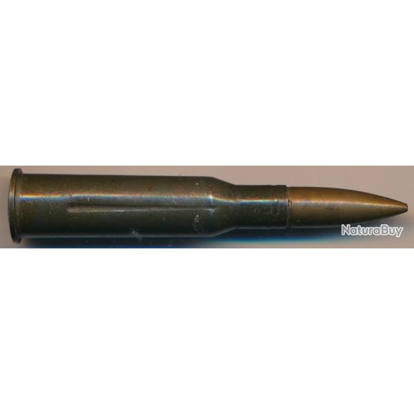 (10811) 7,62x54R MOSIN RUSSE en acier et long plis  Fab Tchque en 1963 par S&B