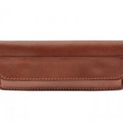 Etui Max Capdebarthes TENDANCE cuir Pérou port horizontal 2 pressions sous rabat manche 11cm
