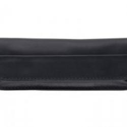 Etui Max Capdebarthes TENDANCE cuir noir, port horizontal, 2 pressions sous rabat, Manche 11cm