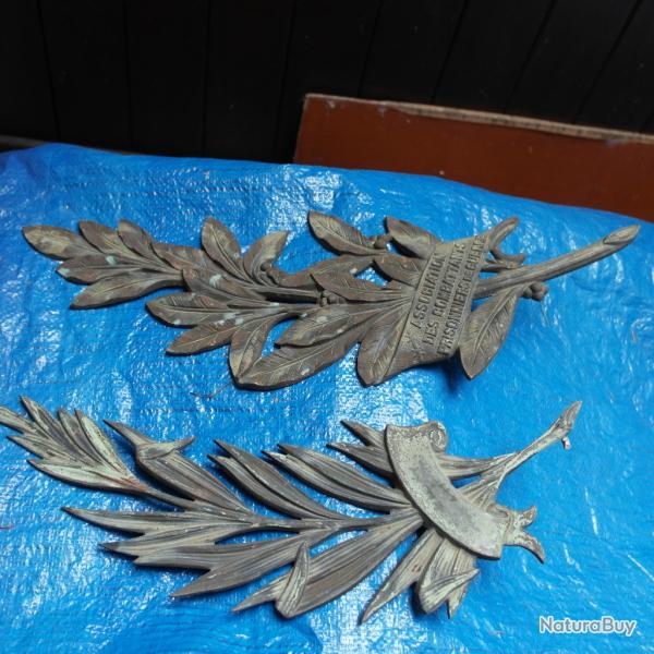 TROIS PALMES DE BRONZE DE LA GUERRE 14-18