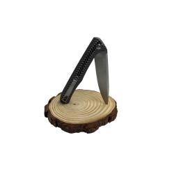 COUTEAU MANCHE TITANE + ETUI - 