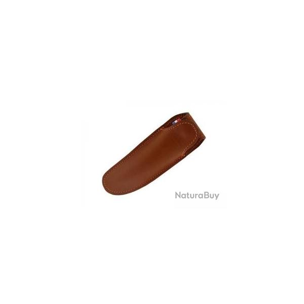 Pochette Max Capdebarthes CLASS cuir Prou port horizontal/vertical Laguiole+Thiers manche 12cm