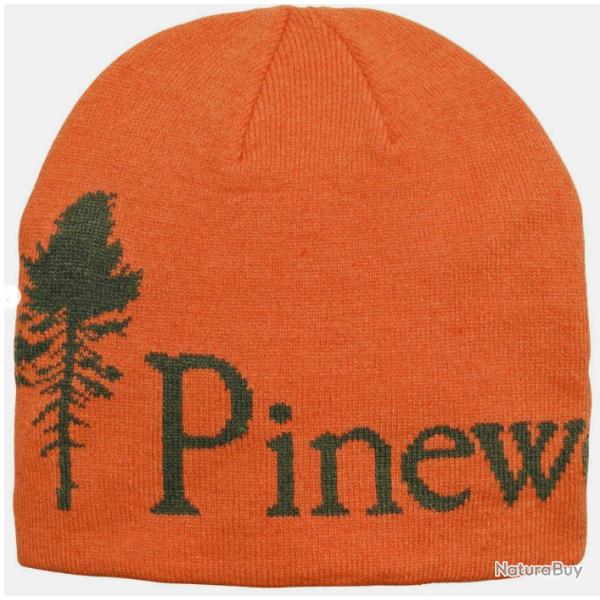 Bonnet PINEWOOD beanie orange logo vert