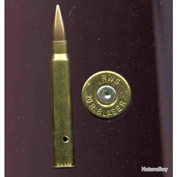 .30 R Blaser - RWS - balle cuivre pointue
