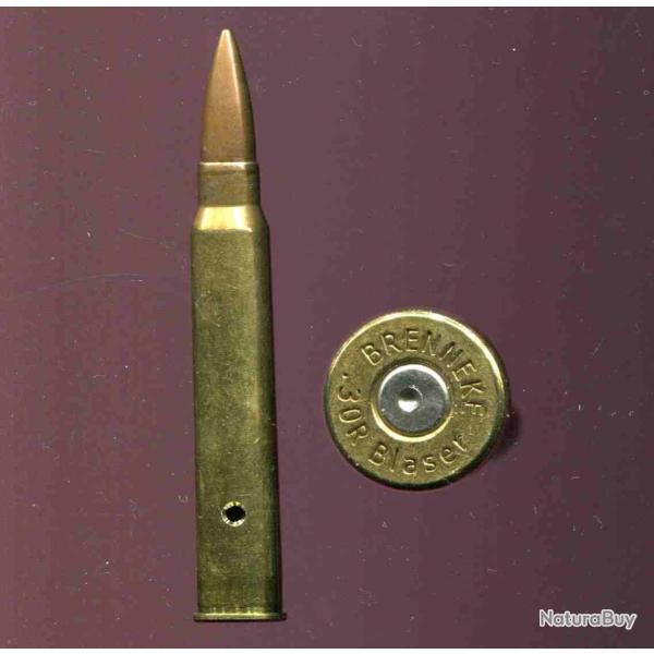 .30 R Blaser - marque : BRENNEKE - balle cuivre pointue
