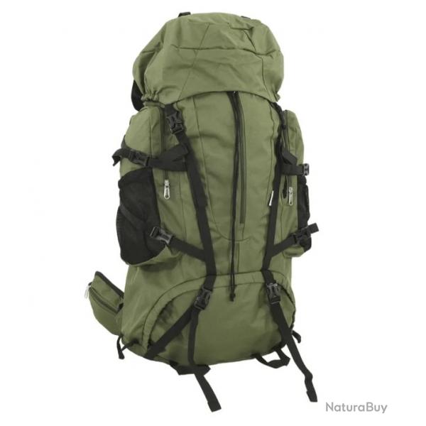 Sac  dos vert arme 60L en tissu Oxford - Randonne et camping pour homme actif