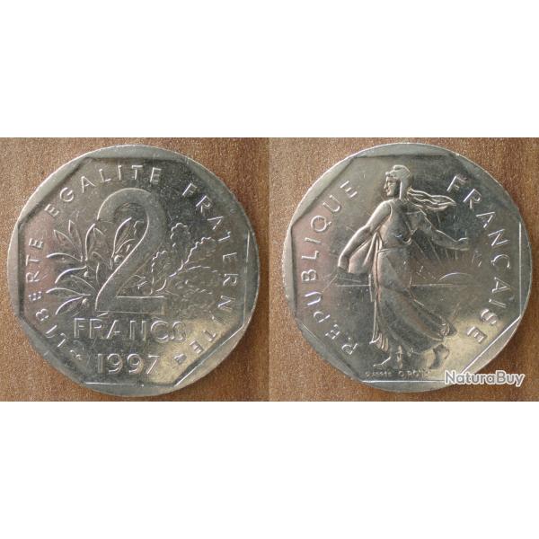 France 2 Francs 1997 Piece Semeuse Franc Piece Monnaies 13779324 