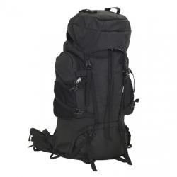Sac à dos de randonnée noir 60?L en tissu Oxford ? Idéal pour homme amateur de trekking
