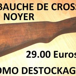 trés belle ébauche de crosse fusil en NOYER - VENDU PAR JEPERCUTE (D22E1053)