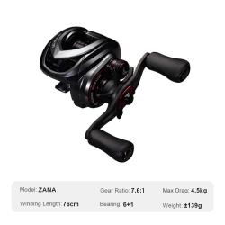 Moulinet Baitcasting PURELURE ZANA ZANA Droite
