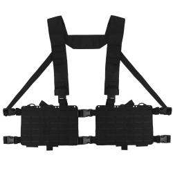 Chest Rig Tactique Alpha - Noir