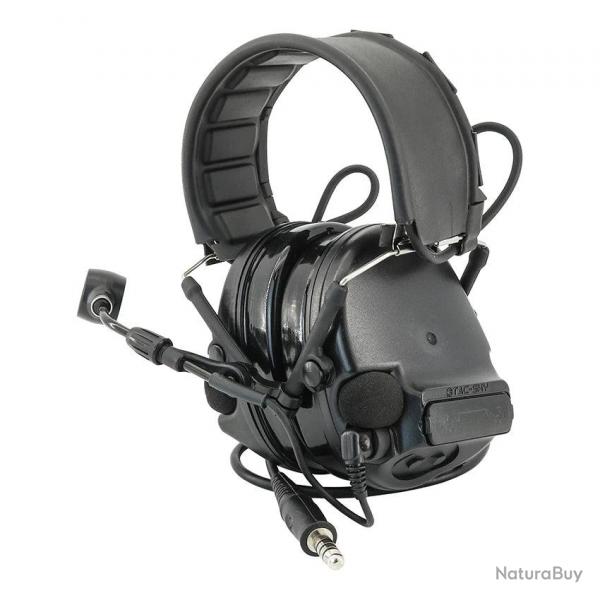 TAC-SKY Casque Audio Tactique Comtac V - Noir