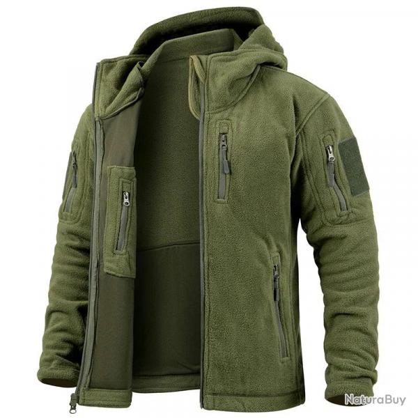 Veste Tactique Polaire - Vert OD / XXL