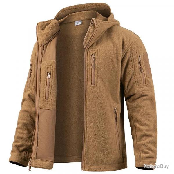 Veste Tactique Polaire - Tan / XL