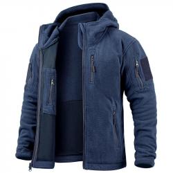 Veste Tactique Polaire - Bleu Navy / L