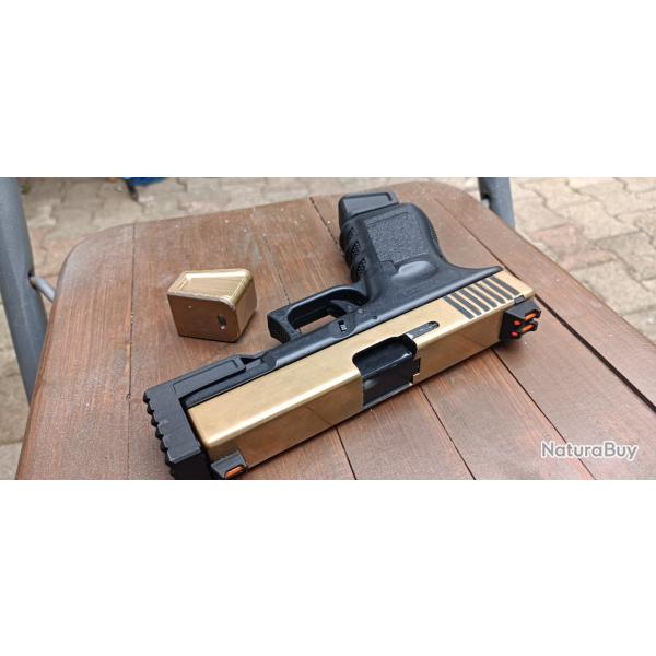 Glock 23 | Gold Bar Custom