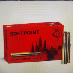 Boîte de 20 munitions geco sofpoint 8x57jrs 185grs 12gr