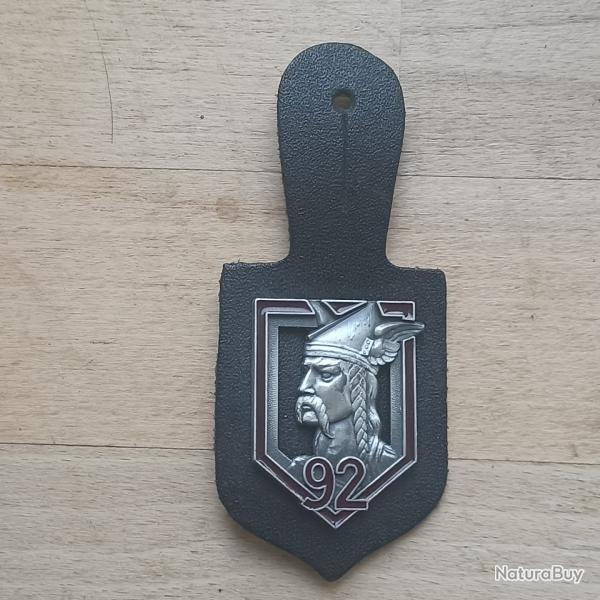 INSIGNE  PUCELLE 92 REGIMENT D'INFANTERIE DE CLERMONT FERRAND