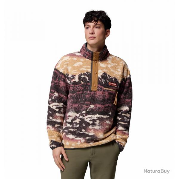 Sweat Polaire Columbia "HELVETIA II PRINTED HALF SNAP FLEECE" M Multicolor