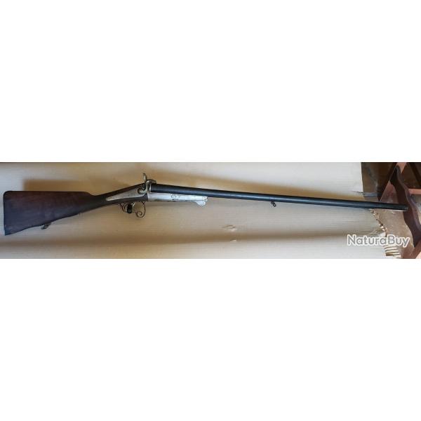 Fusil de chasse Cal 16 a broche type Lefaucheux